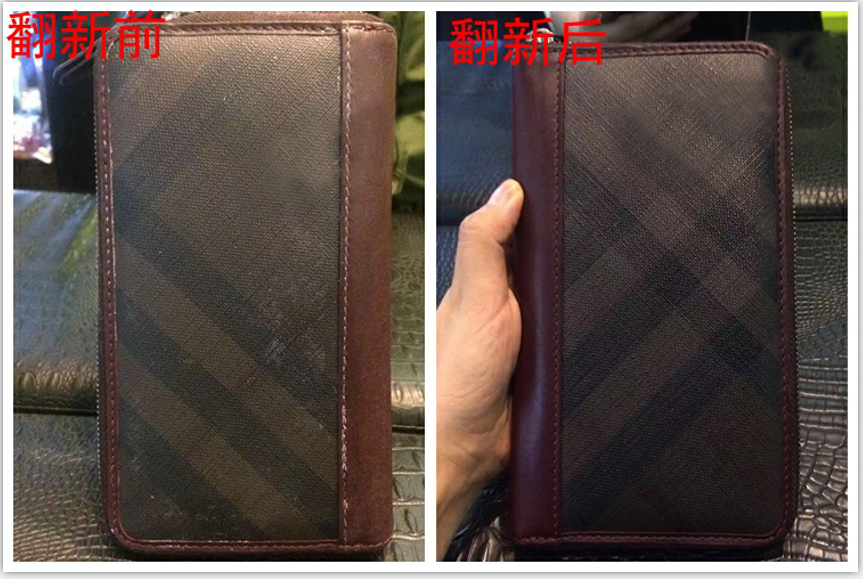 男士品牌手包翻新前后对比 男士品牌手包翻新前后对比